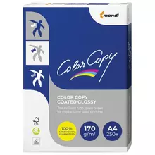 Бумага COLOR COPY GLOSSY мелованная глянцевая А4 170г./м2 250 л. для полноцветной лазерной печати А++ Австрия 139% (CIE)