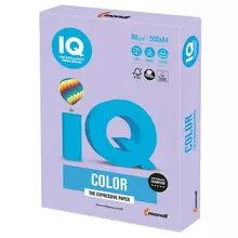 Бумага цветная IQ color А4 80г./м2 500 л. тренд бледно-лиловая