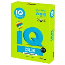 Бумага цветная IQ color А4 160г./м2 250 л. интенсив зеленая липа