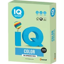 Бумага цветная IQ color А4 160г./м2 250 л. пастель зеленая