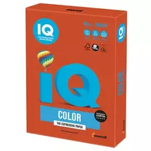 Бумага цветная IQ color А4 80г./м2 500 л. интенсив красный кирпич