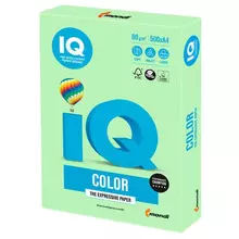 Бумага цветная IQ color А4 80г./м2 500 л. пастель зеленая