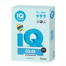 Бумага цветная IQ color А4 80г./м2 500 л. пастель светло-голубая