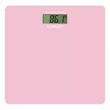Весы напольные Scarlett , электронные, вес до 180 кг. квадратные, стекло, розовые