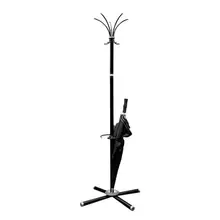 Вешалка-стойка "Классикс-ТМ3", 1,86 м. крестовина 70х70 см. 5 крючков + место для зонтов, металл, черная