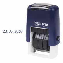 Датер-мини Staff месяц цифрами оттиск 22х4 мм. "Printer 7810 BANK"