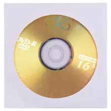 Диск DVD-R VS 47 Gb 16x бумажный конверт