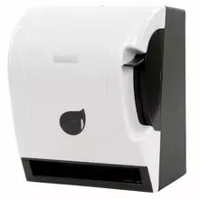 Диспенсер для полотенец в рулонах Laima Professional ECO (Система Н1) механический, с рычагом, белый, ABS-пластик