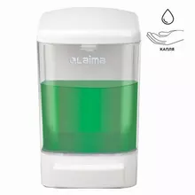 Дозатор для жидкого мыла Laima наливной 1 л. белый ABS-пластик