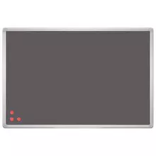 Доска для информации фетровая с металлической сеткой, "Pin mag", 45x60 см. OFFICE, "2х3" (Польша) 