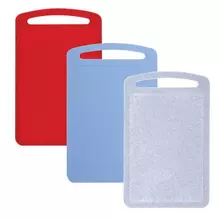 Доска разделочная пластиковая 08х195х315 см. цвет микс (разноцветный) IDEA