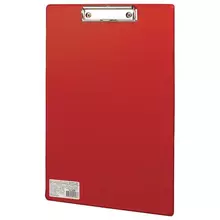 Доска-планшет Brauberg "Comfort" с прижимом А4 (230х350 мм.) картон/ПВХ Россия красная