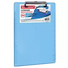 Доска-планшет Brauberg "Energy" с прижимом А4 (226х315 мм.) пластик 2 мм. синяя