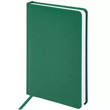 Ежедневник недатированный А5 (138х213 мм.) Brauberg "Select" балакрон 160 л. зеленый
