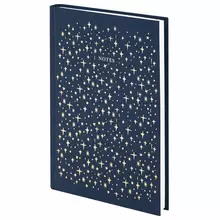 Ежедневник недатированный А5 (145х215 мм.) ламинированная обложка с фольгой 128 л. Staff "Stars"