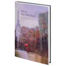 Ежедневник недатированный А5 (145х215 мм.) ламинированная обложка 128 л. Staff "Love in Paris"