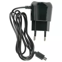 Зарядное устройство сетевое (220 В) RED LINE TCP-1A кабель micro USB 1 м. выходной ток 1 А черное