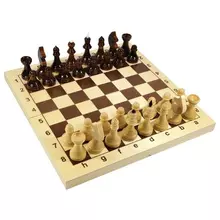 Игра настольная "Шахматы" 32 деревянные фигуры деревянная доска 30х30 10 Королевство
