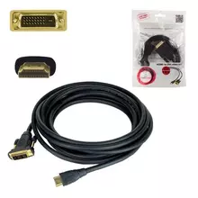 Кабель HDMI-DVI-D 18 м. GEMBIRD экранированный для передачи цифрового видео