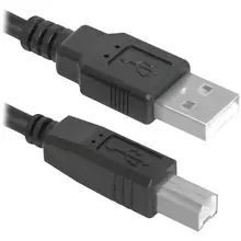 Кабель USB 2.0 AM-BM, 1,8 м. Defender, для подключения принтеров, МФУ и периферии