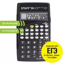Калькулятор инженерный Staff STF-245, КОМПАКТНЫЙ (120х70 мм.) 128 функций, 10 разрядов