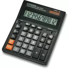 Калькулятор настольный CITIZEN SDC-444S (199х153 мм.) 12 разрядов двойное питание