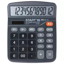 Калькулятор настольный Staff Plus DC-111 (180x145 мм.) 12 разрядов двойное питание +БАТАРЕЙКА АА