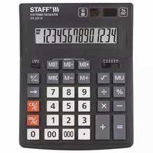 Калькулятор настольный Staff Plus STF-333 (200x154 мм.) 14 разрядов двойное питание