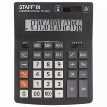 Калькулятор настольный Staff Plus STF-333 (200x154 мм.) 16 разрядов двойное питание
