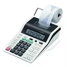Калькулятор печатающий CITIZEN (226х147 мм.) 12 разрядов (бумажный ролик 110364 картридж 250197)