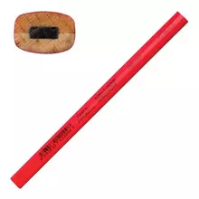 Карандаш столярный Koh-i-Noor 1 шт. НВ грифель 5х2 мм. корпус красный