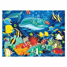 Картина по номерам А3 Остров cокровищ "В глубине океана" акриловые краски картон 2 кисти