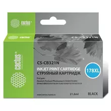 Картридж струйный Cactus (CS-CB321N) для HP Photosmart 5510/6510/7510 черный