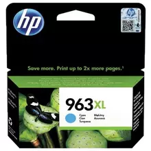 Картридж струйный HP для HP OfficeJet Pro 9010/9013/9020/9023 №963Xl голубой ресурс 1600 страниц