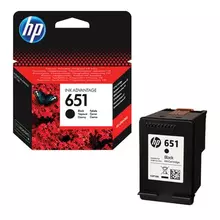 Картридж струйный HP (С2P10AE) Ink Advantage 5575/5645/OfficeJet 202 №651 черный оригинальный ресурс 600 стр.
