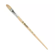 Кисть художественная ROUBLOFF (Рублев) щетина овальная № 20 длинная ручка