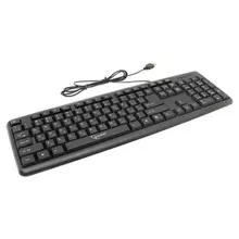 Клавиатура проводная GEMBIRD , USB, 104 клавиши, черная