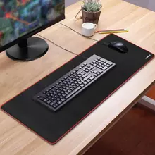 Коврик компьютерный для мыши и клавиатуры большой Sonnen "BLACK TITAN XL", 800x300x3 мм. черный