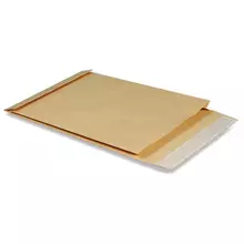 Конверт-пакет В4 объемный (250х353х40 мм.) до 300 листов, крафт-бумага, отрывная полоса