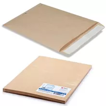 Конверт-пакеты С4 плоские (229х324 мм.) до 90 листов крафт-бумага отрывная полоса комплект 25 шт.
