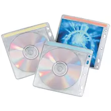 Конверты для CD/DVD Brauberg комплект 40 шт. на 2 CD/DVD износоустойчивая основа