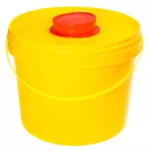 Контейнер для сбора отходов острого инструмента 2 л комплект 100 шт. желтый (класс Б) СЗПИ