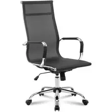 Кресло офисное Brabix "Line EX-530", хром, сетка, черное