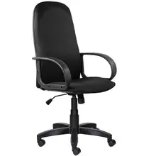 Кресло офисное Brabix "Praktik EX-279" ткань JP/кожзам черное