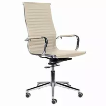 Кресло офисное Brabix Premium "Intense EX-531" экокожа хром бежевое