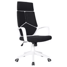 Кресло офисное Brabix Premium "Prime EX-515" пластик белый ткань черное