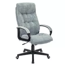 Кресло офисное CH-824 ткань серо-голубое