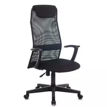 Кресло офисное KB-8 ткань-сетка черное