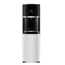 Кулер для воды HOT FROST 35AEN, напольный, нагрев/охлаждение электронное, 1 кран (3 кнопки) черный/серебро