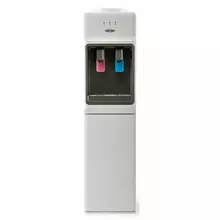 Кулер для воды VATTEN V44WE напольный нагрев/охлаждение электронное шкаф 2 крана белый